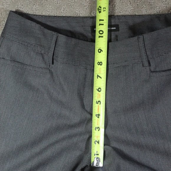 Express Design Studio Size 6 Black & White Capri Pants - Picture 5 of 6